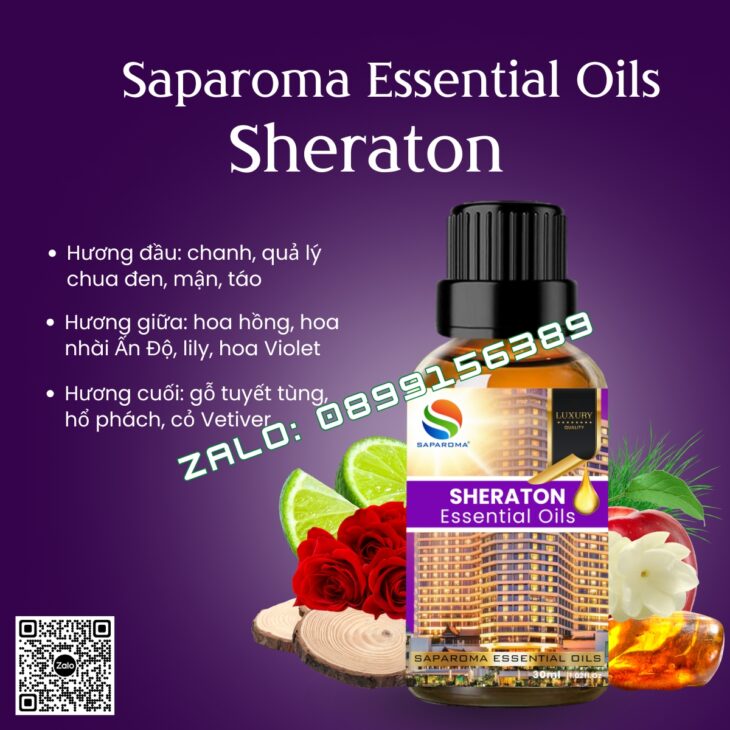 TINH DẦU NƯỚC HOA CAO CẤP SAPAROMA 30ML, XÔNG THƠM PHÒNG, SPA, KHÁCH SẠN, NHÀ HÀNG, HỖ TRỢ KHỬ
