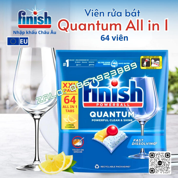 VIÊN RỬA BÁT FINISH NHẬP KHẨU CHÂU ÂU CHÍNH HÃNG, MUỐI RỬA BÁT, NƯỚC LÀM BÓNG, UY TÍN, CHẤT LƯỢNG