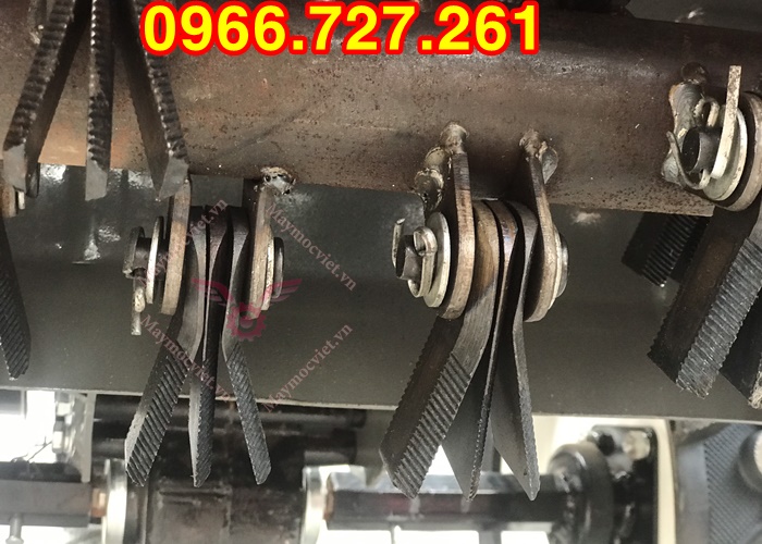 Máy cắt cỏ trục băm 10hp đề nổ Kawasaki hàm cắt 60cm