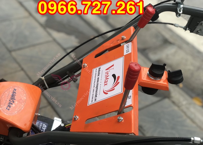 Máy cắt cỏ trục băm 10hp đề nổ Kawasaki hàm cắt 60cm