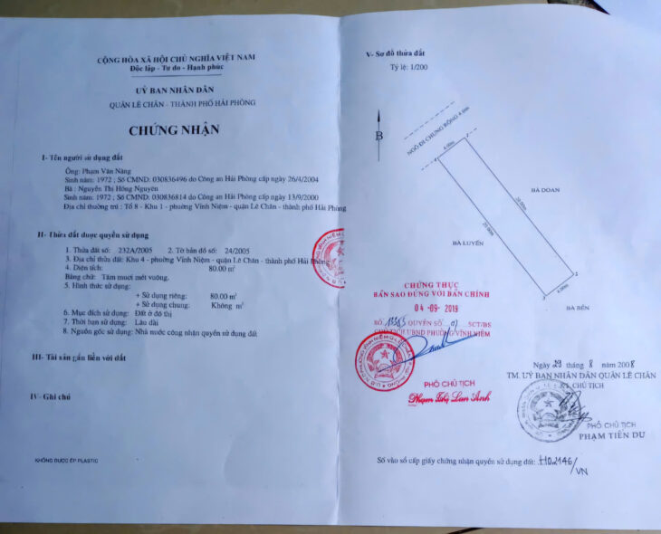 Bán nhà Thiên Lôi, 80m 3 tầng, độc lập, sân cổng riêng, ô.tô đỗ cửa, Giá 5.2 tỉ