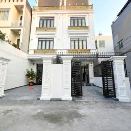 Nhà Thiên Lôi – Vĩnh Niệm, 88m 4 tầng, lô góc, mới tinh, ngõ ô.tô, Giá 6.9 tỉ có sân cổng