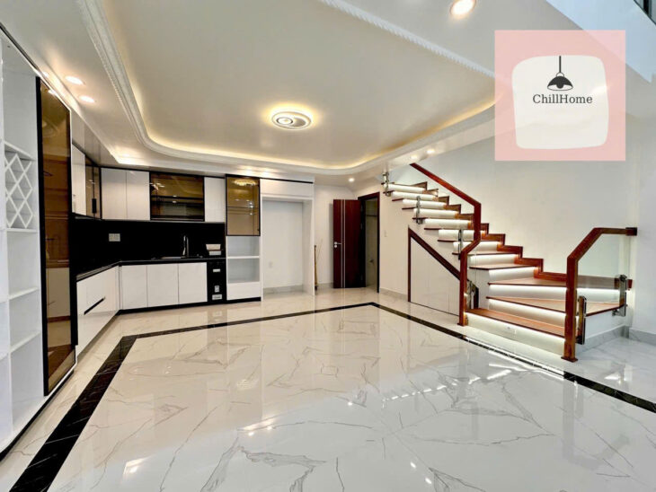 Nhà mới tinh mặt đường Trại Lẻ – 45m 4 tầng, giá 5.9 tỉ cực đẹp