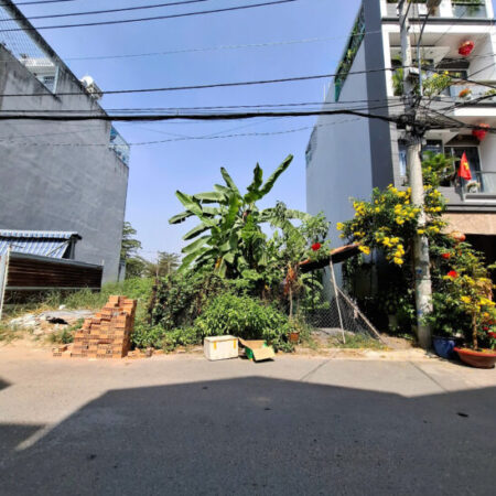 Lô đất 64M2 hẻm xe tải thông, Ngang 4, Đào Tông Nguyên khu nhà cao tầng đồng bộ, Chỉ 5.3tỷ.