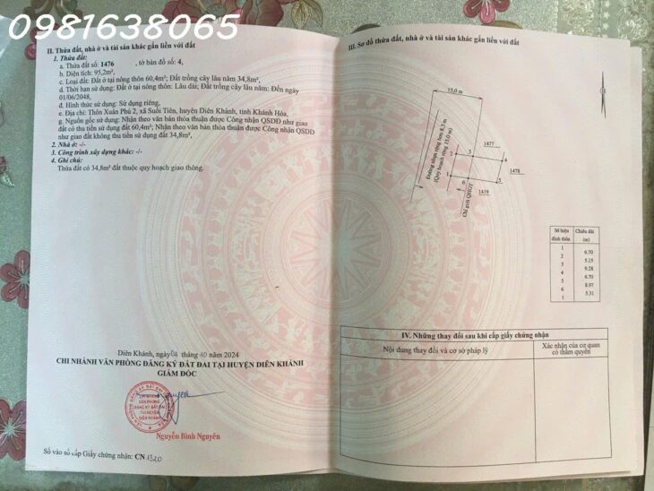 SẢN PHẨM MỚI 2025, ĐẤT SUỐI TIÊN, DIÊN KHÁNH, Đất ở MẶT TIỀN MUA BÁN KINH DOANH