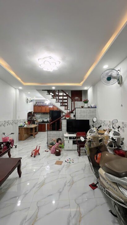 HẺM Ô TÔ THÔNG – GẦN MT ĐƯỜNG – TÂN BÌNH GIÁP GÒ VẤP – 36M2 – 2 TẦNG – NHỈNH 4 TỶ