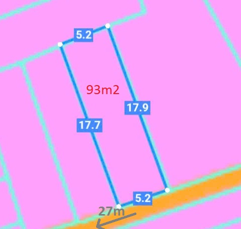 ► Nhà Kiệt 3m sát MT Nguyễn Phước Nguyên, 93m2, ngang 5.2, vuông, 2.85 tỷ