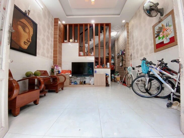 NHÀ 4 TẦNG MỚI Ở NGAY – HẺM RỘNG HƠN 6M 4 CHỖ QUAY ĐẦU – HƠN 5 TỶ