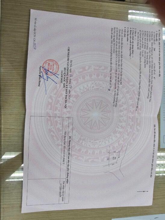 GIÁ SỐC TẠI ĐỒNG TRẦM TIÊN DƯỢC SÓC SƠN HÀ NỘI DT 49,5 M FUN TC GIÁ 1 TỶ 600 TR