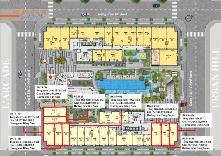 Cơ hội đầu tư Shophouse The Horizon – Giá tốt nhất thị trường, DT 172-291m², LH: 0901323786