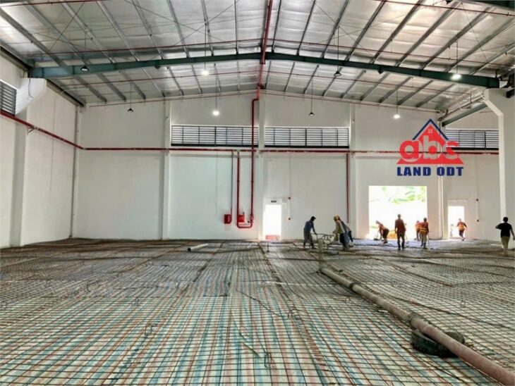 Nhà xưởng sản xuất ưu tiên ngành công nghiệp phụ trợ, may mặc. kết cấu kiên cố