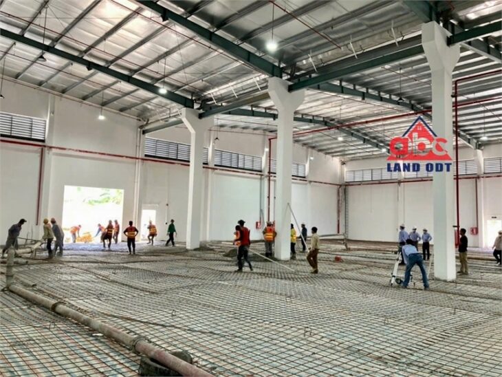 Nhà xưởng sản xuất ưu tiên ngành công nghiệp phụ trợ, may mặc. kết cấu kiên cố