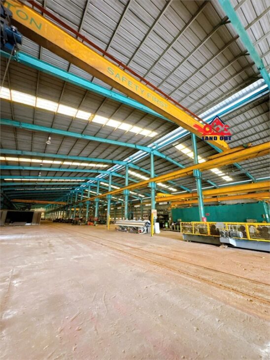 X035 chuyển nhượng xưởng tại KCN NT. kết cấu xưởng kiên cố. đóng thuế 1 lần