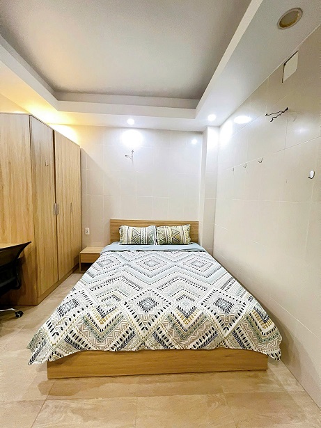 Trống 2 căn hộ dịch vụ full nội thất, giá rẻ