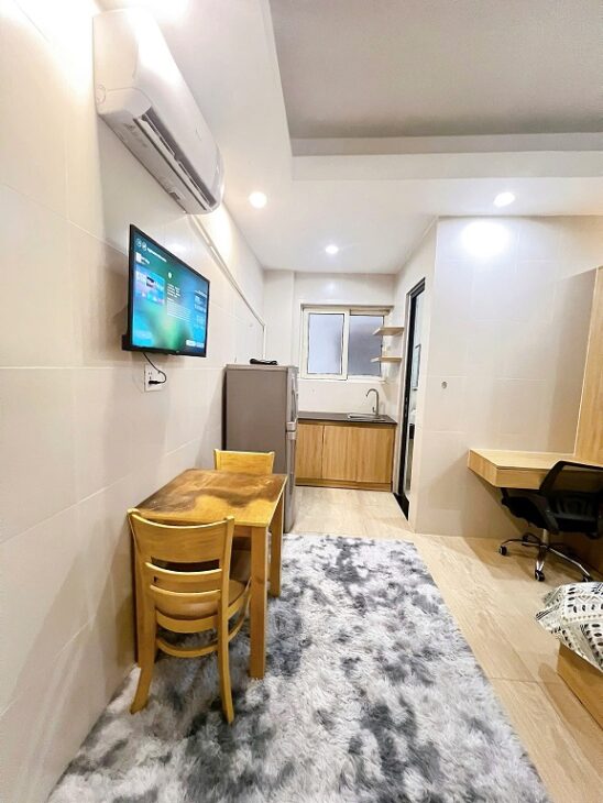 Trống 2 căn hộ dịch vụ full nội thất, giá rẻ