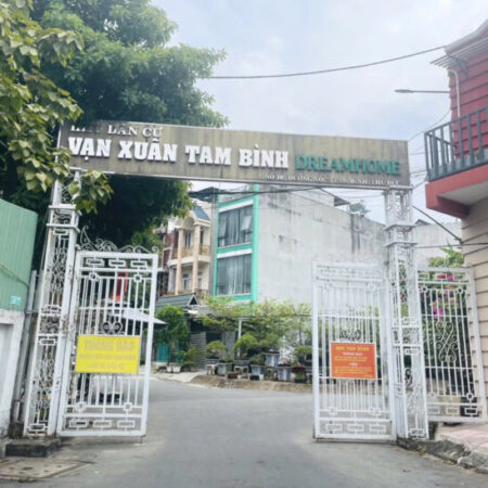 Mặt Tiền 10M, Khu Phân Lô, Tam Bình Thủ Đức, DT 80m2 ( 5.2 x !6 ) 4 Tầng, chỉ 7ty.