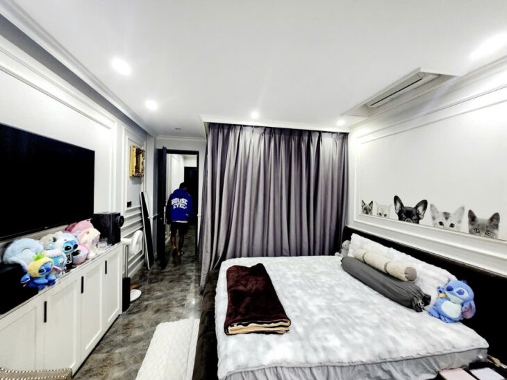 BÁN NHÀ BÁN ĐẢO LINH ĐÀM- HOÀNG MAI, 57 M2, 6 TẦNG, THANG MÁY, MT 4,1M, GIÁ 16 TỶ.
