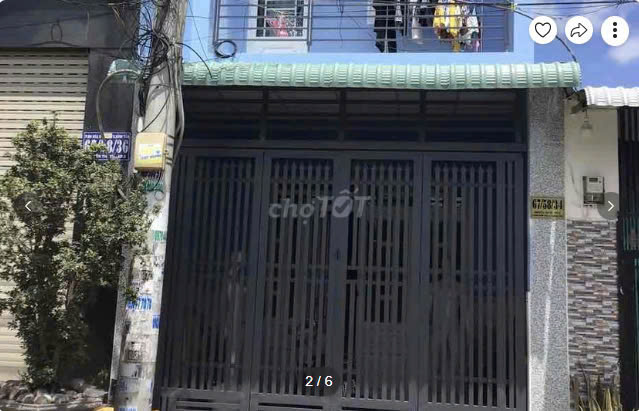 CHÍNH CHỦ BÁN GẤP NHÀ MẶT TIỀN TẠI NGUYỄN THỊ TÚ, BÌNH HƯNG HÒA B,BÌNH TÂN