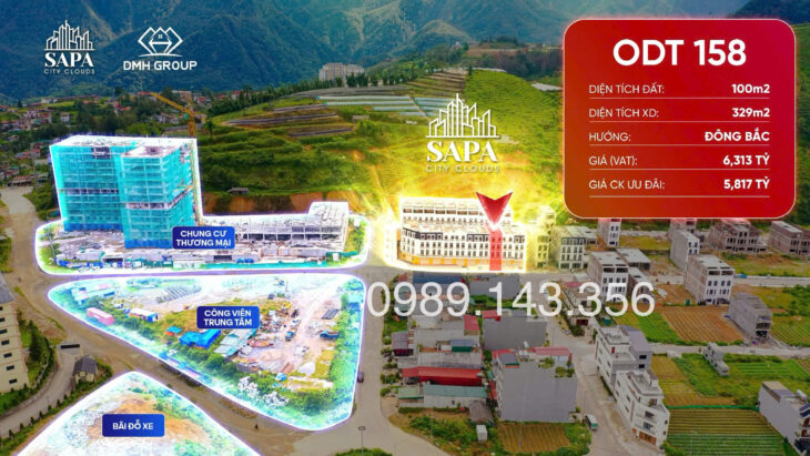 Bán căn Liền Kề khu hành chính mới SaPa, xây sẵn 4 tầng. Giá ưu đãi.