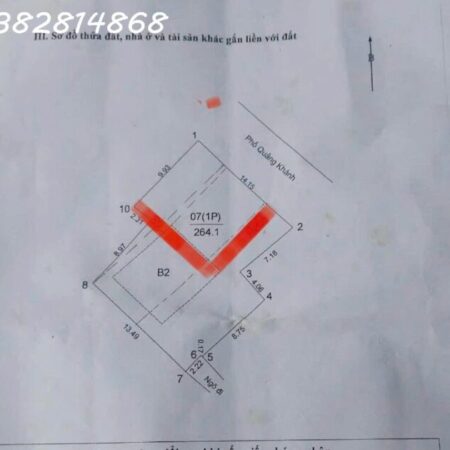 BÁN ĐẤT MẶT PHỐ QUẢNG KHÁNH – VIEW HỒ TÂY – 100M² • Diện tích: 100m² (10x10m) • Vị trí: Mặt phố