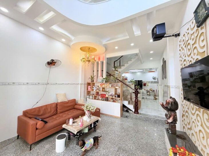 BÁN NHÀ 4 TẦNG BTCT– 60m2- SÁT MẶT TIỀN KÊNH TÂN HÓA–NHỈNH 6 TỶ