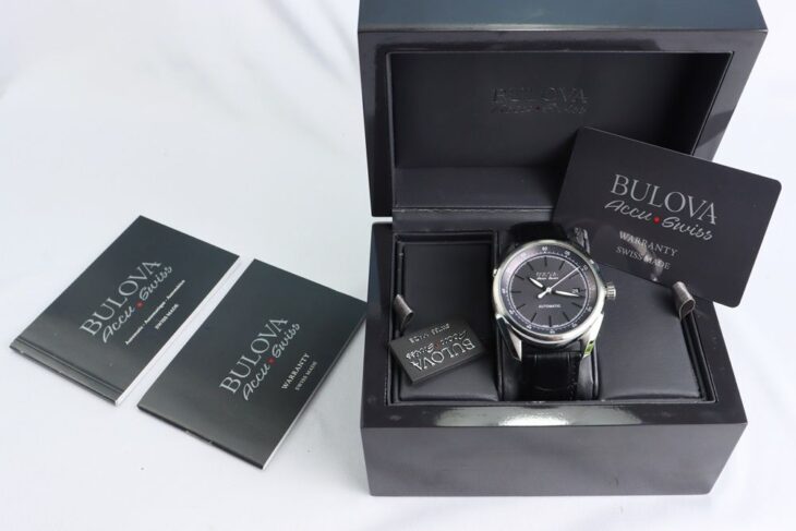 Đồng Hồ Nam : Bulova Accu Swiss Tellaro Automatic Size 43mm – Fullbox…