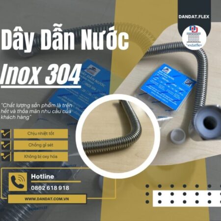 Dây Dẫn Nước Inox Chịu Nhiệt, Dây Cấp Nước Inox 304, Dây Cấp Nước Bình Nóng Lạnh, Ống Mềm Dẫn Nước