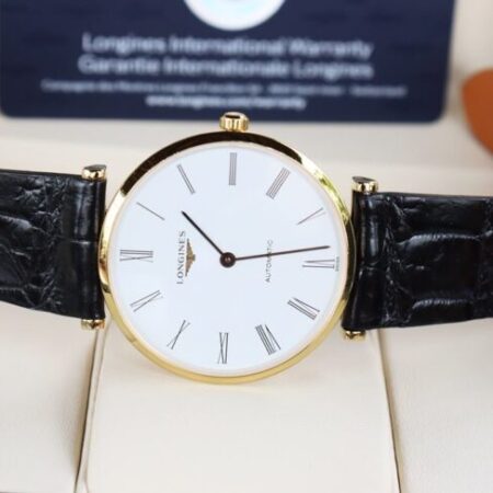 ĐH Nam : Longines La Grande L4.908.2.11.2 Automatic siêu mỏng – Size 36mm fullbox