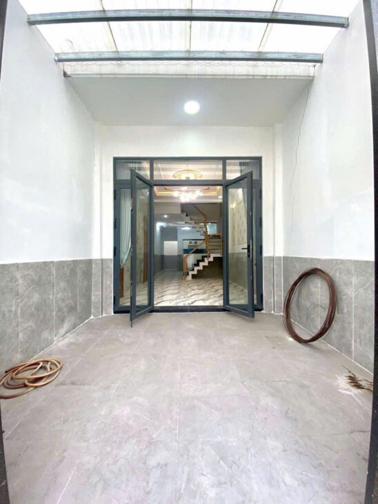 Bán Nhà mới mặt tiền nhánh Vip TX22, 4x17m, 3 tầng, ở, kinh doanh, VP Cty ngon, nhỉnh 5Tỷ