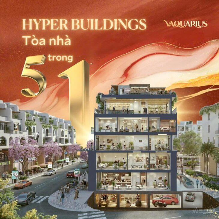 Trực tiếp chủ đầu tư bán căn Shophouse có hầm riêng và chung dự án Vaquarius.
