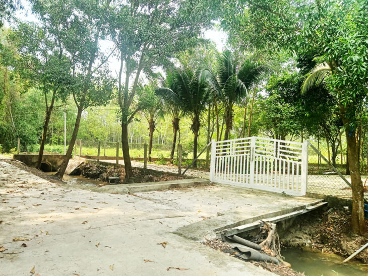 Bán nhà vườn 1/ đường Võ Văn Điều – 1000m2 – 40×39 cạnh 18m – 300m2 thổ cư – xã Phước Thạnh – Củ Chi