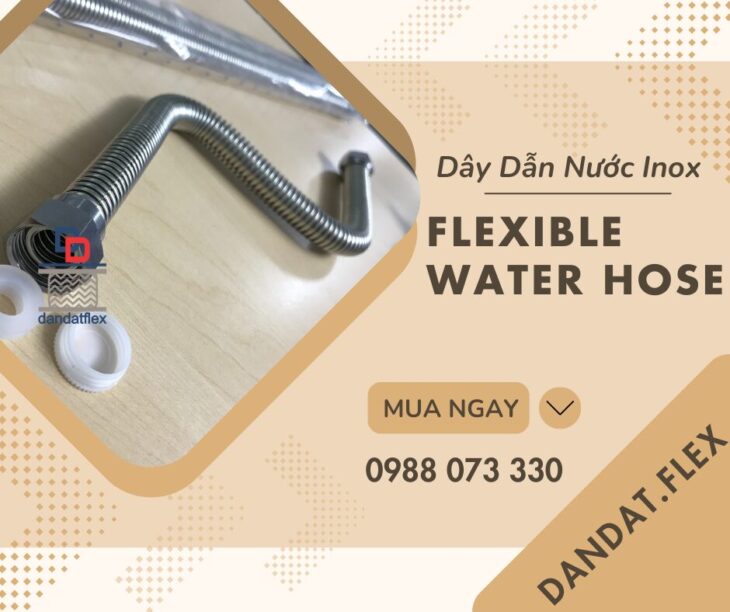 Dây Cấp Nước Vòi Chậu Lavabo | Dây Cấp Nước Nóng Lạnh Cho Bình Nước Nóng | Dây Dẫn Nước Inox 304