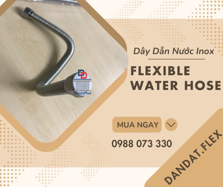 Dây Cấp Nước Vòi Chậu Lavabo | Dây Cấp Nước Nóng Lạnh Cho Bình Nước Nóng | Dây Dẫn Nước Inox 304