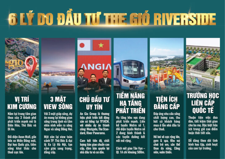 Tất Cả Về Dự Án The Gió An Gia Khu Phức Hợp Cao Cấp Ven SôngTiến Độ Dự Án The Gió Riverside Bình