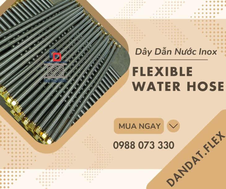 Dây Cấp Nước Vòi Chậu Lavabo | Dây Cấp Nước Nóng Lạnh Cho Bình Nước Nóng | Dây Dẫn Nước Inox 304