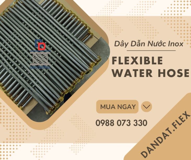 Dây Cấp Nước Vòi Chậu Lavabo | Dây Cấp Nước Nóng Lạnh Cho Bình Nước Nóng | Dây Dẫn Nước Inox 304