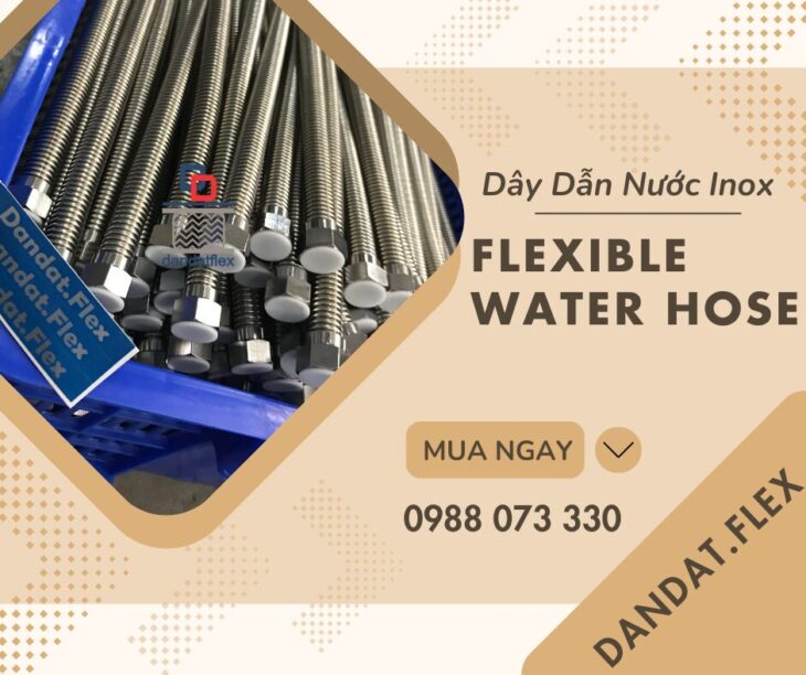 Dây Cấp Nước Vòi Chậu Lavabo | Dây Cấp Nước Nóng Lạnh Cho Bình Nước Nóng | Dây Dẫn Nước Inox 304