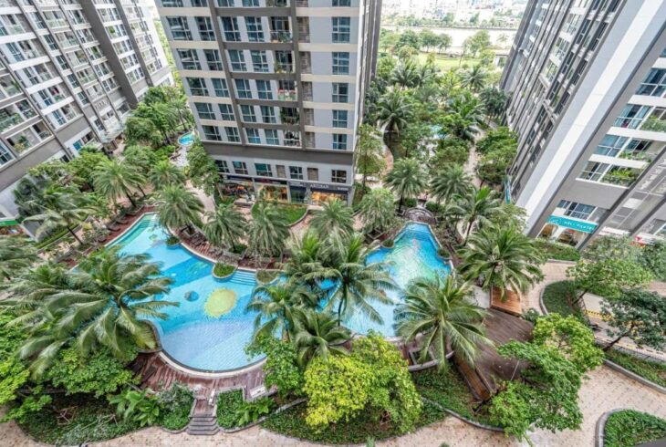 Vinhomes Central Park Căn hộ 1PN rộng rãi, giá tốt, nội thất cơ bản, đầy đủ tiện nghi ID VCP-310
