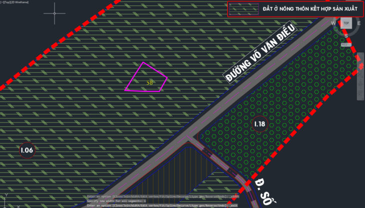 Bán nhà vườn 1/ đường Võ Văn Điều – 1000m2 – 40×39 cạnh 18m – 300m2 thổ cư – xã Phước Thạnh – Củ Chi