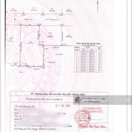 Bán lô đất Nơ Trang Long Quận Bình Thạnh xây 3 lầu ST. 8×18 nở hậu 10m công nhận 160m 115tr/m2