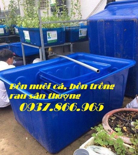 Thùng 1000l giá tại xưởng,thùng đựng hóa chất, thùng chữ nhật 750l