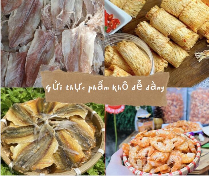 Gửi thực phẩm khô đi Mỹ dễ dàng tại Vương Nhất Phát Express
