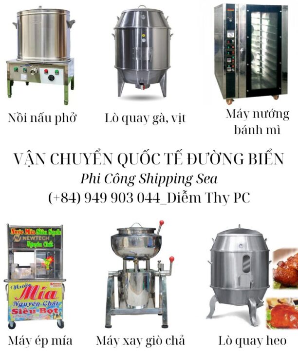 GỬI NỒI NẤU PHỞ, MÁY XAY GIÒ CHẢ, MÁY ÉP MÍA, …