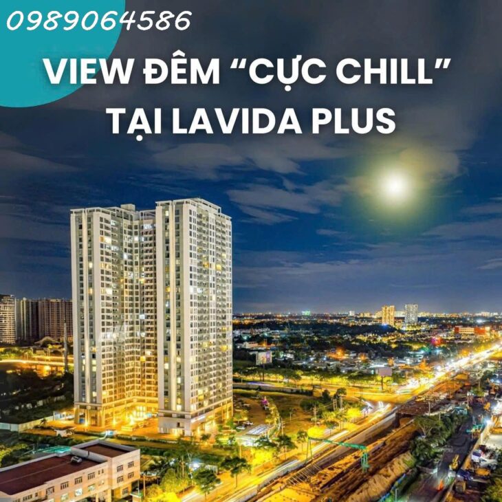 Lavida Plus view sông Phú Mỹ Hưng Officetel 39m2 chỉ trả 660trd cho vay 70% miễn lãi 18 tháng, CK