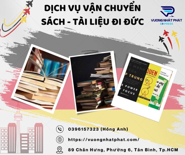 Quy trình gửi sách đi Đức tại Vương Nhất Phát Express
