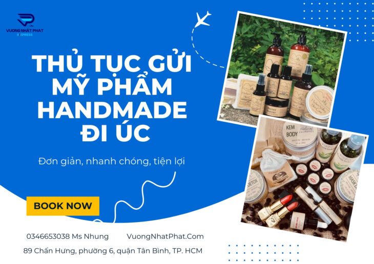 Thủ tục gửi mỹ phẩm handmade đi Úc