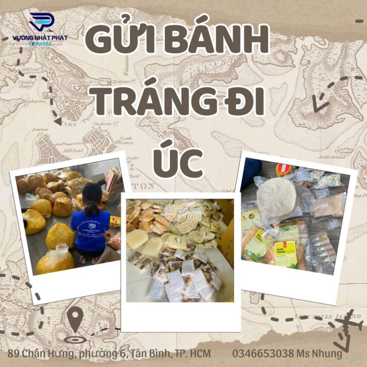 Dịch vụ gửi bánh tráng đi Úc tại Sài Gòn