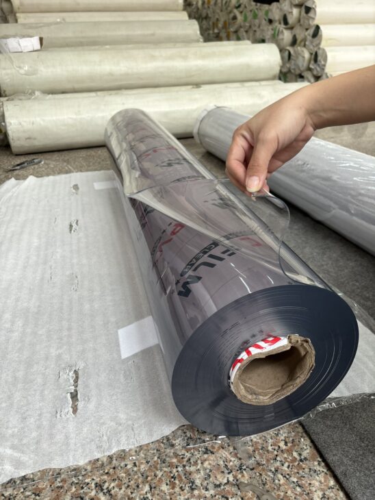 Màng nhựa PVC trong suốt siêu bền, chất lượng, giá tốt tại kho