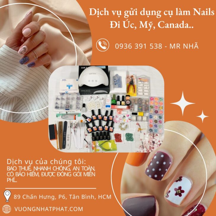 Gửi Dụng Cụ Làm Nails Đi Châu Âu, Đức, Ý, Thụy Sỹ Uy Tín Tại Quận 10
