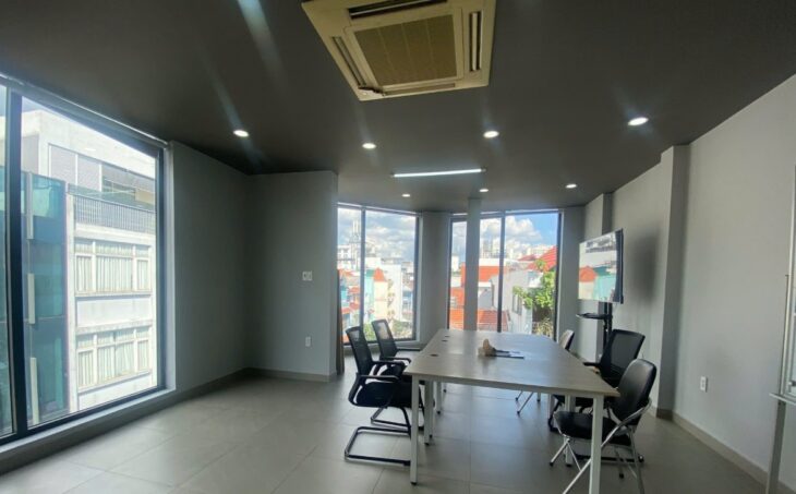 Cho thuê văn phòng khu sân bay tòa nhà có thang máy pccc giá 5tr